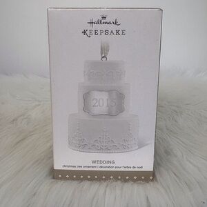 Hallmark Decorative Wedding Cake Ornament 2015